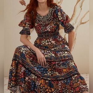 NWT FARM RIO | $320 Jujus Garden Maxi Dress